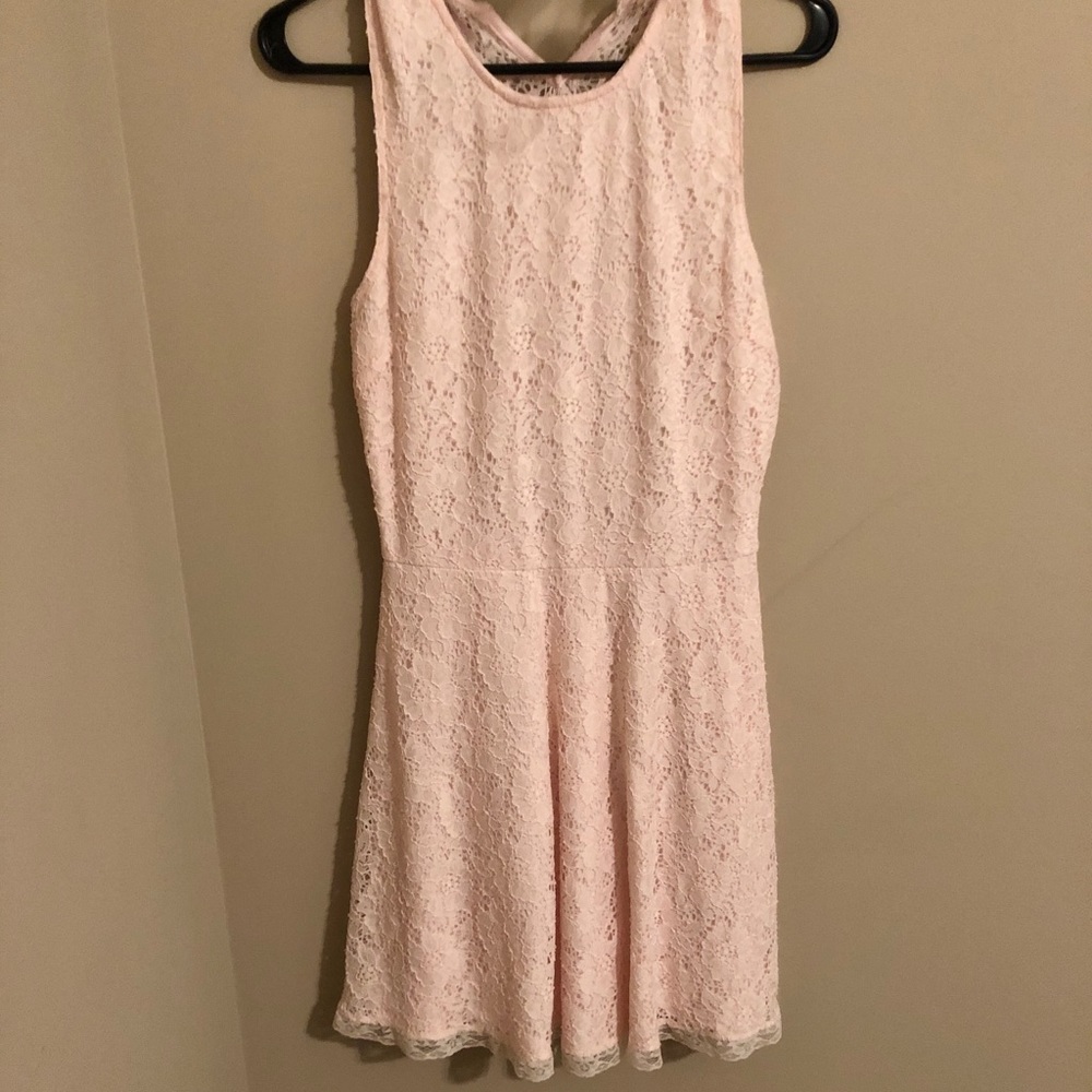 Blush Lace Dress